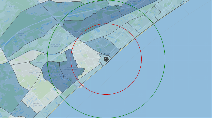 Myrtle Beach, South Carolina - Projected Population Growth Rate